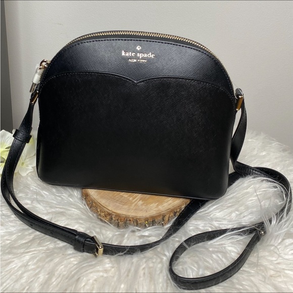 Kate Spade Black Crossbody, Peyton Dome Bag, Brand New, NWT - Picture 2 of 15